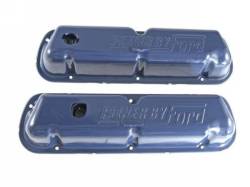 Scott Drake - 1968 - 1970 Mustang  Valve Covers (OE Small Block, Dark Ford Blue)