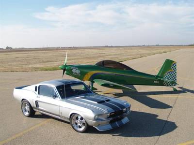 Picture with Acrobatic Airplane at Airport.