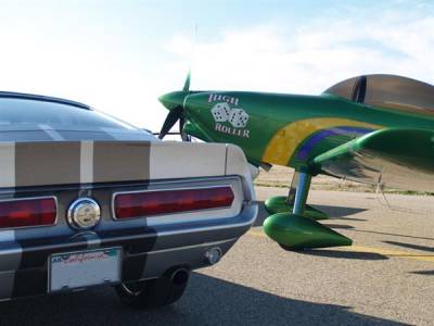 1967 Cougar Tail Lights were used on this custom 67 Mustang Fastback.