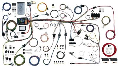 American Auto Wire - 64 - 66 Mustang Complete Chassis Wire Harness Kit, Classic Update