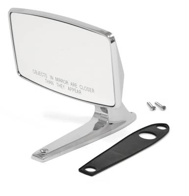 All Classic Parts - 67-68 Mustang Outside Mirror, Standard, Pass, Convex