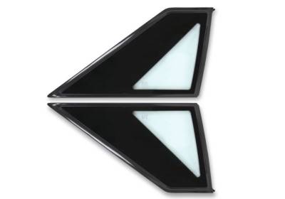 Scott Drake - 87-93 Mustang Hatchback Rear Quarter Windows, (pair)