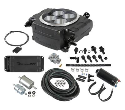 Holley - 64 - 73 Mustang Holley Sniper 2 EFI, Master kit, With Power Dist Mod, Black