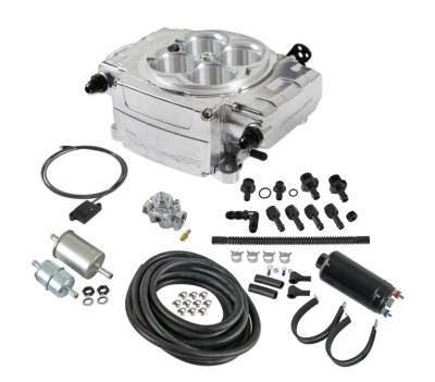 Holley - 64 - 73 Mustang Holley Sniper 2 EFI, Master kit, No Power Dist Mod, Silver