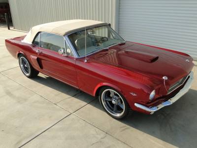 1965 Mustang Convertible with Styling Bar Cover