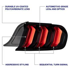 FORM LIGHTING - LED Lighting Upgrades - 2015- 2023 Mustang LED Tail Lights, Pair - Image 8