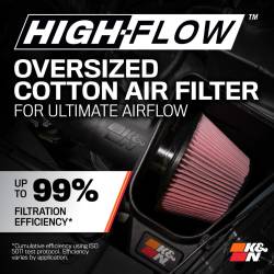 K & N Filters - 2024 Mustang GT V8-5.0L F/I Cold Air Intake System - Image 5